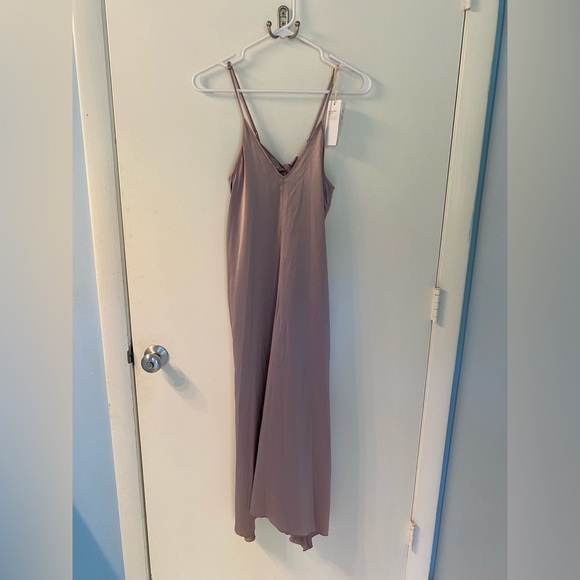 NWT Forte Forte Lilac Satin Slip Dress Size XS - Picture 2 of 13